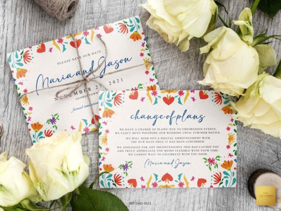 Download Mexican Theme Save the Date Card - Mexican theme Collection