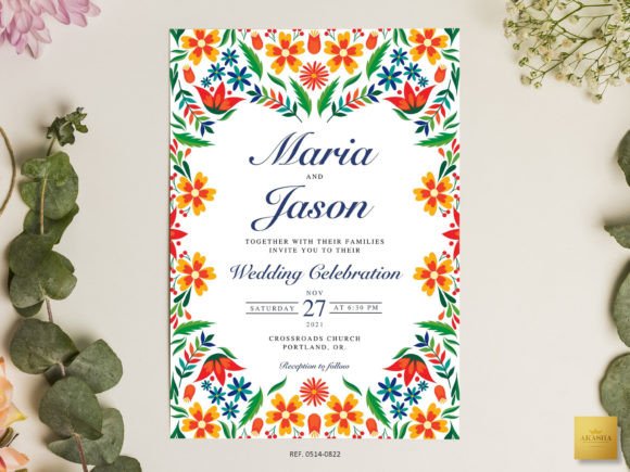 Download Mexican Theme Invitation Template - Mexican theme Collection