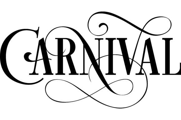 Download Carnival Lettering. Calligraphic Inscrip - Premium Resources