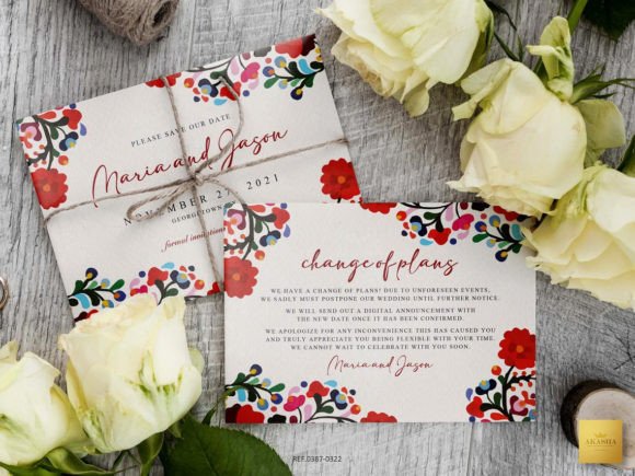 Download Mexican Theme Save the Date Card - Mexican theme Collection