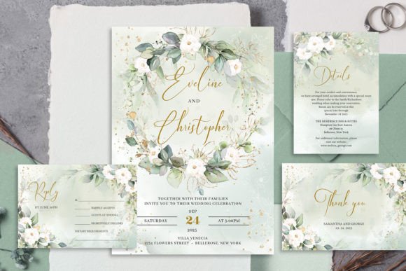 Download Boho Watercolor Greenery Wedding Invite - Wedding invite Collection